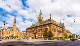 Udsigt fra over Rådhuspladsen