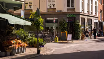 Værnedamsvej gade og butikker